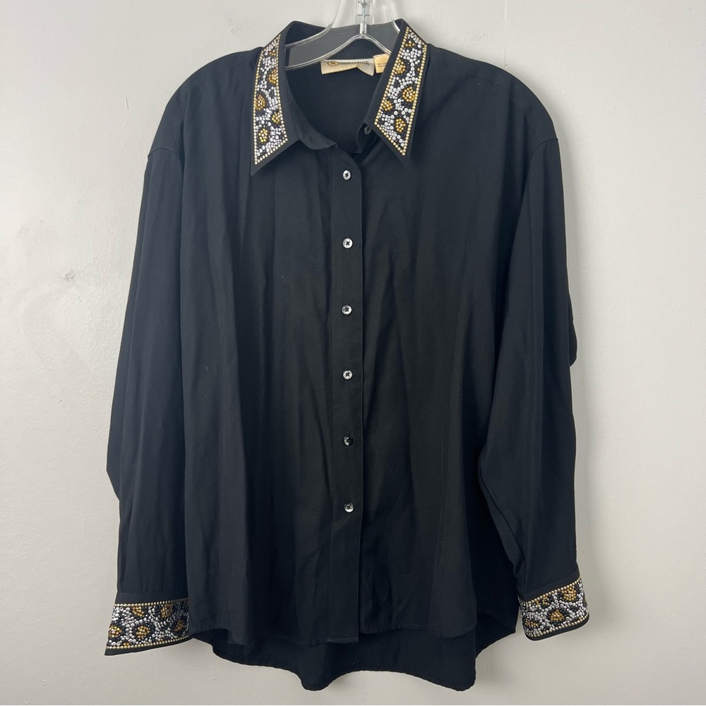 Christine Alexander Embellished Swarovski Crystal Top